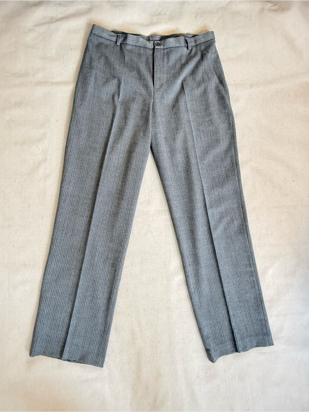 Rafaella Women’s Size 14 Gray Tone-on-Tone Pinstripe Bootcut Trousers